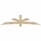 Ekena Millwork Alberta Rough Sawn Timber Gable Bracket, Douglas Fir, 108"W x 27"H x 4"D x 6"F, 6/12 Pitch GBW108X27X0406ALB00RDF - alternate 1